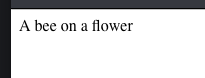 Firefox just shows the text